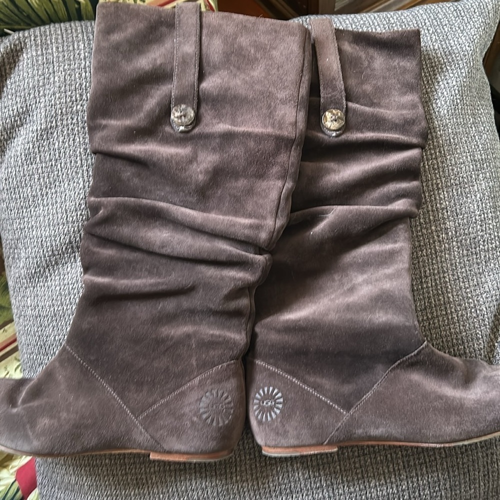UGG Slouch Boots SZ 8.5 Cocoa Brown - Picture 5 of 7